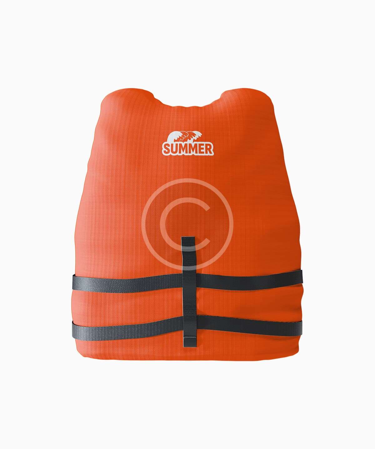 High-visibility safety life jacket - Imagen 2
