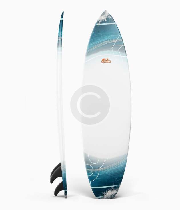 Ocean wave surfboard
